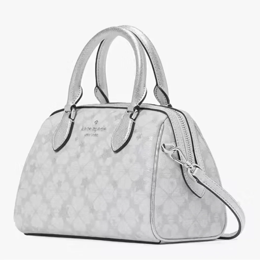 🎉HP🎉♠️Kate spade Spade Flower Star Toss Small Dolly Duffle Crossbody - Picture 3 of 15